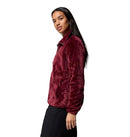 COLUMBIA WOMENS FIRE SIDE II SHERPA FULL ZIP FLEECE JACKET WOMEN L RICH WINE - Brand New