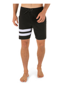 HURLEY PHANTOM ECO BLOCK PARTY SOLID 18" - SIZE: MEN 36 - BLACK - Brand New