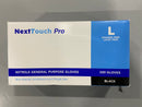 GENERIC PRO POWDER FREE, NITRILE, LATEX FREE GLOVES ( 100 COUNT), SIZE L - BLACK - Brand New