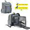 WILDGOGO EXPANDABLE PET CARRIER AIRLINE-APPROVED FOLDABLE AND DETACHABLE - GRAY - Like New