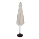 Gale Pacific 90percent UV Block Adjustable Tilt Umbrella 10' Round Smoke - Brand New