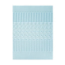 MELLOW 3" 5-ZONE MEMORY FOAM MATTRESS TOPPER COOLING GEL INFUSION QUEEN BLUE - Brand New