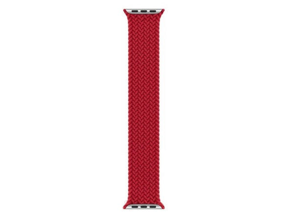 APPLE WATCH 44MM BRAIDED SOLO LOOP SIZE 9 - RED - Brand New