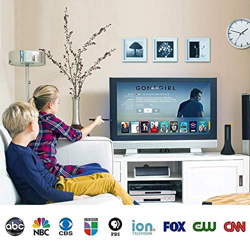 MEXONGA HDTV ANTENNA 50 MILE LONG RANGE SIGNAL BOOSTER VHF UHF 13FT - BLACK - Like New