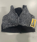 CARIBBEAN SAND WOMENS ONE PIECE SWIMSUIT - SIZE: WOMEN 24W - BLACK/WHITE - Like New