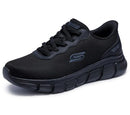 BK9920 SKECHERS BOBS B FLEX GLACIAL EDGE SNEAKER VEGAN HANDS FREE SLIP-INS, 7 - Like New