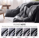 Ventidora 3 Piece Duvet Cover Set King Size 1 Cover + 2 Pillowcases - Gray - Like New