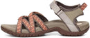 4266 Teva Women's Tirra Sandal Stacks Tan/Orange 9 Like New