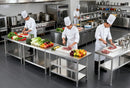 NUUK STAINLESS STEEL WORK TABLE 24 X 48 COMMERCIAL KITCHEN PREP TABLE - SILVERY - Brand New