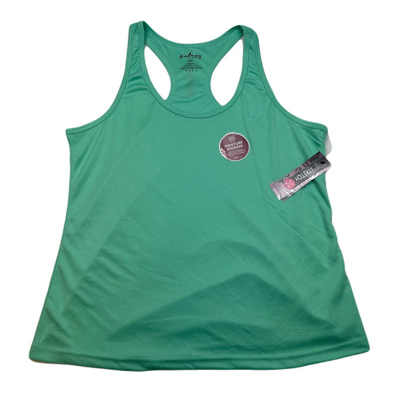 GALAXY BY HARVIC TANK TOP WOMENS ACTIVEWEAR WICKING - SIZE: XL - MINT GREEN - Brand New