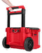 MILWAUKEE PACKOUT BOX WITH WHEELS AND HOLDER 48-22-8427 - RED - Brand New