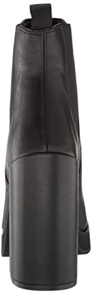 TRIP02S1 Steve Madden Women's Ankle Boot Black Leathergaze Brown Size 10 - Like New