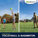 WILD SPORTS 2-in-1 Volleyball & Badminton Combo Set - 20 Ft Net - Quick Setup - Like New