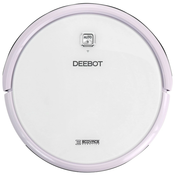 Ecovacs DN622.31 Robotics Deebot N79W Robotic Vacuum Cleaner White and Lavender Like New
