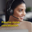 Jabra Evolve2 65 UC Wireless Headphones Link380c Stereo 26599-989-999 - BLACK Like New