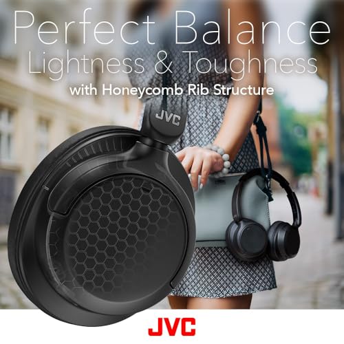 JVC Hybrid Noise Cancelling Wireless Headphones Bluetooth 5.3 HAS95N - Black - Like New