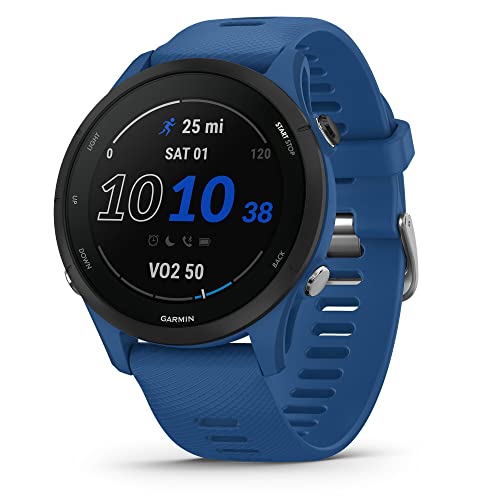 Garmin Forerunner® 255, GPS Running Smartwatch, Tidal Blue - Like New