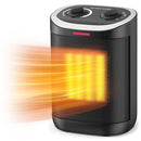 CHIKIT 1500W SPACE HEATER PORTABLE CERAMIC SMALL SPACE HEATER PTC-SH021 - BLACK - Like New