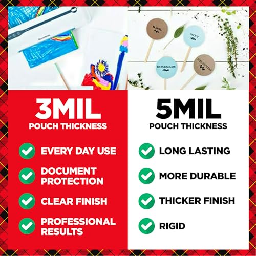 Scotch Thermal Laminating Pouches, 200 Count, Clear, 3 mil. - Brand New
