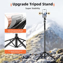 EUOTO AUTO FACE TRACKING SELFIE STICK TRIPOD IPHONE WITH LIGHT 360 ROTATION - Like New