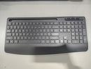 GENERIC WIRELESS KEYBOARD AND MOUSE COMBO DY558 WITH WIRELESS DONGLE  - BLACK - Like New