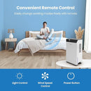 VELLGOO DRYBOX INDOOR DEHUMIDIFIER WITH DRAIN HOSE, UP TO 580 M - WHITE - Like New