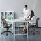 AFO ERGONOMIC HOME OFFICE DESK CHAIRS MID BACK ROCKING MODE 360 SWIRL - BLACK - Like New