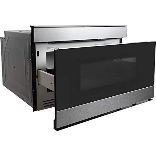 SHARP SMD2489ES 1.2 CU.FT. STAINLESS MICROWAVE DRAWER OVEN - STAINLESS STEEL - Like New