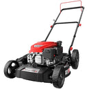 AMERISUN 21" LAWN MOWER, 144CC, 2-IN-1, 6-POSITION HT ADJ, AV8621C - BLACK/RED - Like New