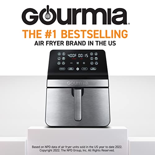 GOURMIA AIR FRYER OVEN DIGITAL DISPLAY 8 QUART GAF846 - BLACK - Like New