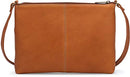 LE DONNE LEATHER WOMEN’S MALLORY CROSSBODY PURSE - TAN - Brand New