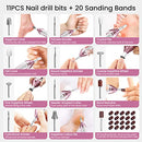 ARIKIT 36-PIECE PROFESSIONAL MANICURE PEDICURE KIT-CORDLESS ELECTRIC NAIL FILE - Brand New