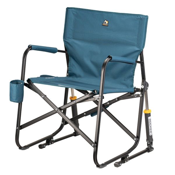 GCI OUTDOOR FREESTYLE ROCKER FOLDABLE ROCKING CAMP CHAIR - SLATE - Brand New