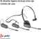 Plantronics CS540/HL10 Wireless DECT Phone Convertible Headset 84693-12 - BLACK Like New