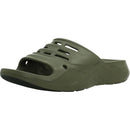 1164651 TEVA UNISEX ADULT APRETRAIL SLIDE SANDAL MEN 10 WOMEN 12 - DARK OLIVE - Like New
