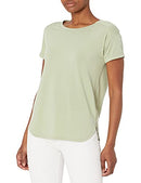 AZ0074 Amazon Essentials Women's Crewneck T-Shirt, Light Green, L - Brand New