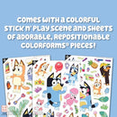 COLORFORMS BLUEY SET - REPOSITIONABLE PIECES STICK - AGES 3+ - PINK - Like New