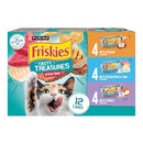 PURINA FRISKIES WET CAT FOOD VARIETY PACK - (PACK OF 12) - MULTICOLOR - Like New