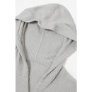 BLUE ICE MEN'S WAFFLE KNIT THERMAL PULLOVER HOODIE - SIZE: MEN L - HEATHER GRAY - Brand New