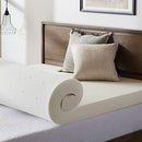 LUCID Topper 2 Inch Ventilated Memory Foam Mattress, King - Brand New