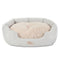 TOWN & COUNTRY EVERYDAY CUDDLETOWN FAUX LINEN COMFY COZY CUDDLER PET BED - Brand New