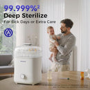 WONDBORN BOTTLE STERILIZER AND DRYER WB-81022KJ - WHITE - Like New