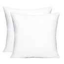 HIPPIH Pillow Inserts Decorative Throw Pillow Inserts 16X16Inch 2 Packs - White - Brand New
