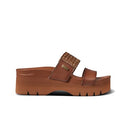 REEF Women's Cushion Vista Higher Slide Espresso/Raffia Size 10 - Like New