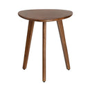 MH London Tri Pin Side Table Handmade Natural Mango Wood - Wandsworth Walnut - Brand New