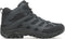 MERRELL MEN'S MOAB 3 MID WATERPROOF TACTICAL BOOTSE - SIZE: MEN 9.5W - BLACK - Like New