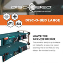 DISC-O-BED 30001BO CAM-O-BUNK COT WITH ORGANIZERS (LARGE) - GREEN - Like New