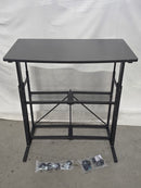 POP-IT COLLAPSIBLE AND ADJUSTABLE SIT OR STAND DESK - BLACK - Like New