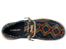 ARITAT Mens Hilo Stretch Lace Loafer Blue Aztec Size 9 - Like New
