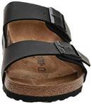 BIRKENSTOCK MEN'S ARIZONA BIRKO-FLOR REGULAR FIT SANDAL - SIZE: MEN 8 - BLACK - Brand New